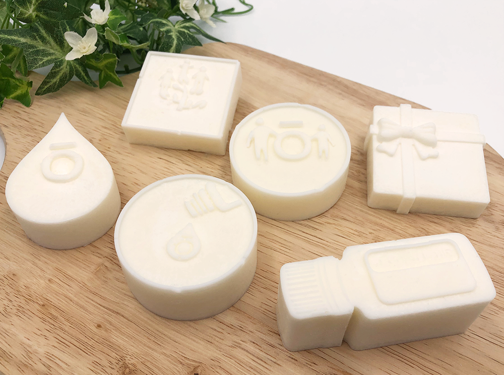 ロゴ入りモールド使用イメージ