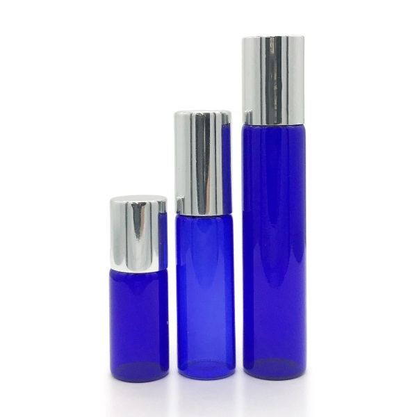 ロールオンスリム ・ブルー［シルバーキャップ］5本セット（3ml、5ml、10ml）