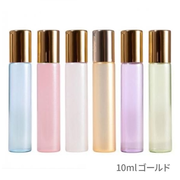 パステル スリムロールオン　6色セット（3ml、5ml、10ml）(10ml【ゴールド】)