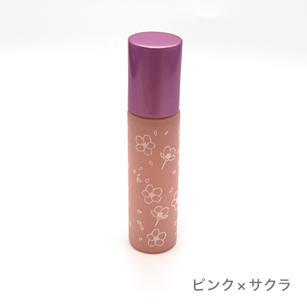 10mlロールオンボトル［フルール］Ver.2(ピンク×サクラ)