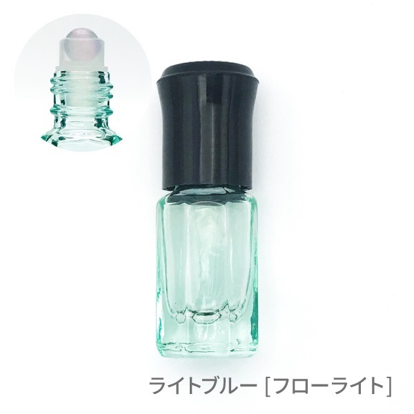 3ml天然石ロールオンボトル 8角パステル(【ライトブルー】)