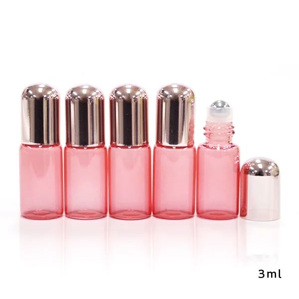 ロールオンボトル パールピンク【5本・10本セット】(【5本セット】3ml)