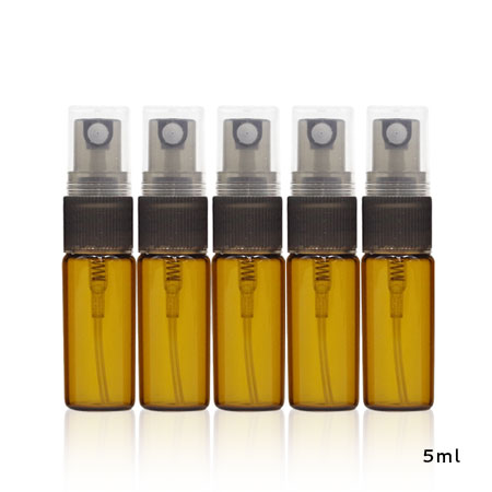 スプレースリム ブラウン［ブラックキャップ］5本セット（5ml、10ml）