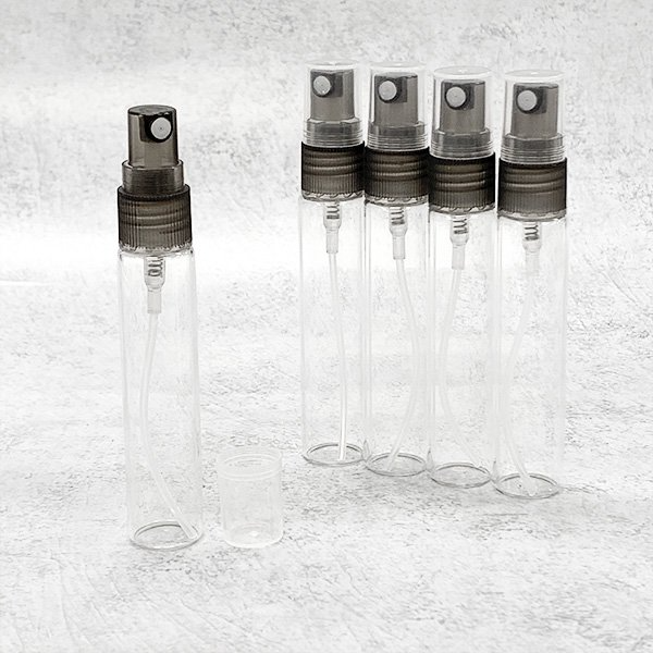 10mlスプレースリム クリア［ブラックキャップ］5本セット