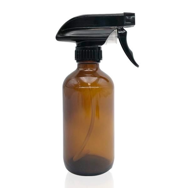 240mlトリガーミストボトル ブラウン［ブラックキャップ］【遮光】(ボトル＆キャップセット［ブラウン］)