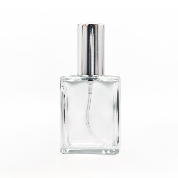 15mlスプレーボトル　レクタングル(シルバーキャップ)