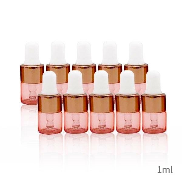 スポイトボトル ［チェリーピンク］5本、10本セット（1ml、2ml、3ml、5ml）(1ml)
