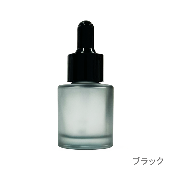 20mlスポイトボトル　フロスト　コラムナ(columna)(ブラック)