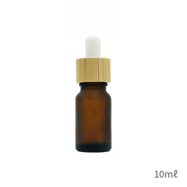 スポイトボトル　フロスト［バンブー］（10ml、15ml、30ml）(10ml  [ブラウン])