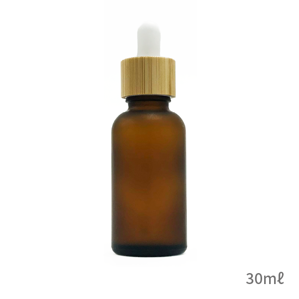 スポイトボトル　フロスト［バンブー］（10ml、15ml、30ml）(30ml  [ブラウン])