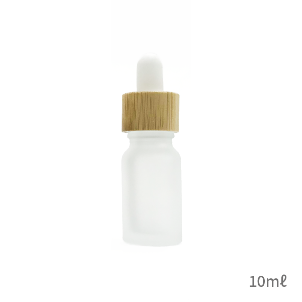 スポイトボトル　フロスト［バンブー］（10ml、15ml、30ml）(10ml   [クリア])
