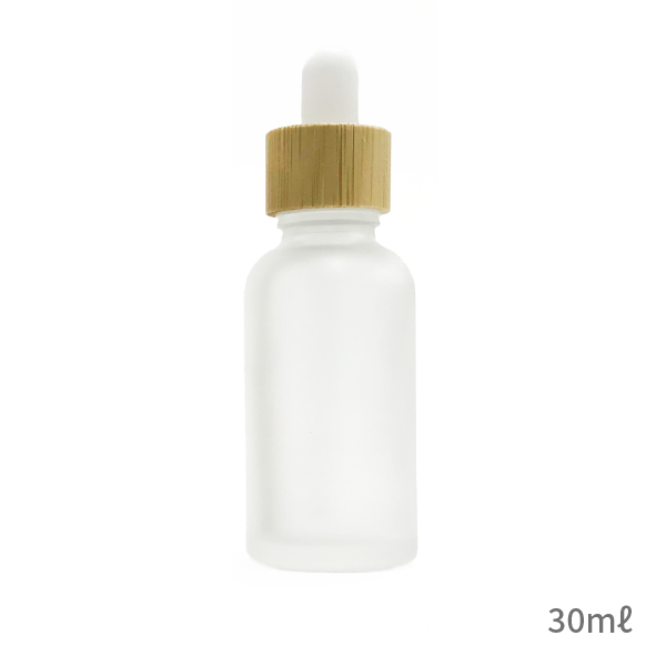 スポイトボトル　フロスト［バンブー］（10ml、15ml、30ml）(30ml  [クリア])