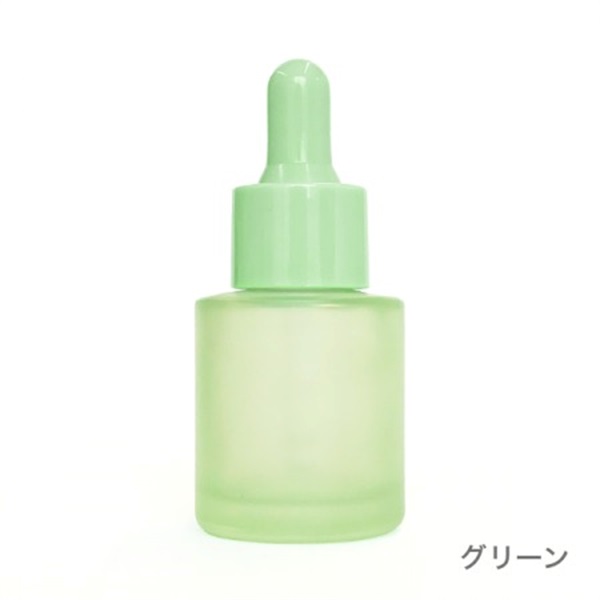 20mlカラースタイリングスポイトボトル　フロスト（全7色）(グリーン)