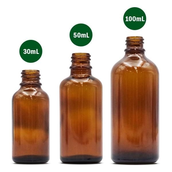 ボトル［ ブラウン］【遮光】（30ml、50ml、100ml）