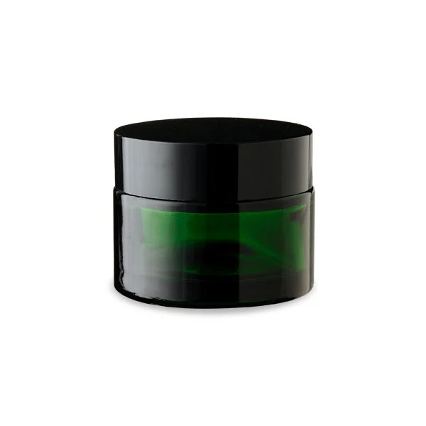 クリームジャー グリーン［ブラックキャップ］【遮光】【5g、10g、20g、30g、50g】(30g)