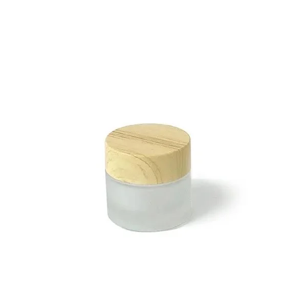 クリームジャー フロスト［木目調］【5 g、10 g、15 g、30 g、50 g】(10g)