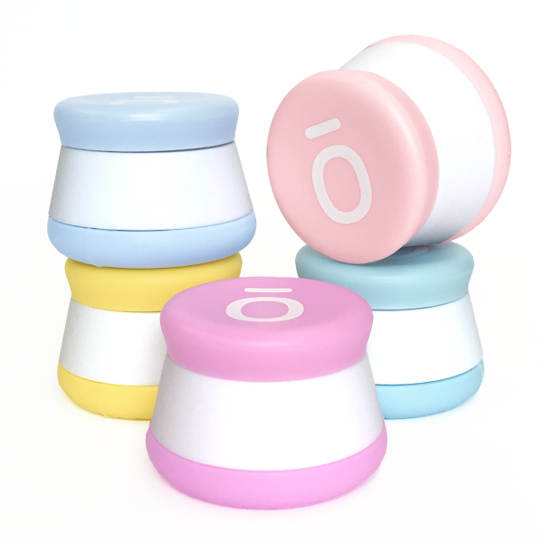 ロゴ入り20mlシリコンクリームジャー（全5色）