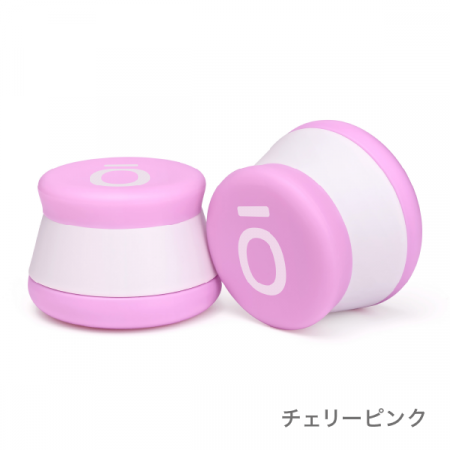 ロゴ入り20mlシリコンクリームジャー（全5色）(チェリーピンク)