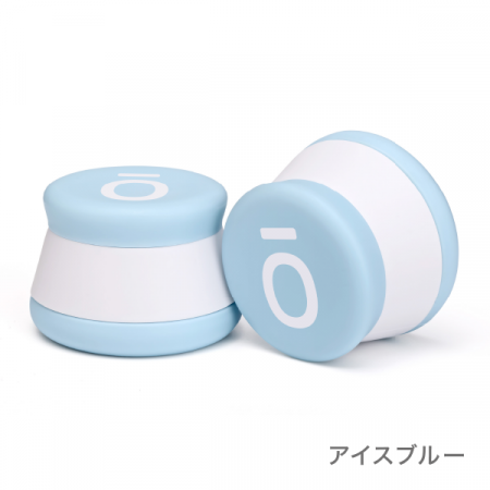 ロゴ入り20mlシリコンクリームジャー（全5色）(アイスブルー)