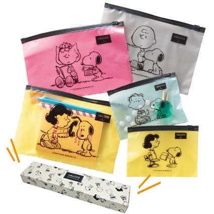 キャラクター　スライドジッパーバッグセット