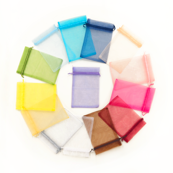 オーガンジー　3枚セット（全14色）【小・大】