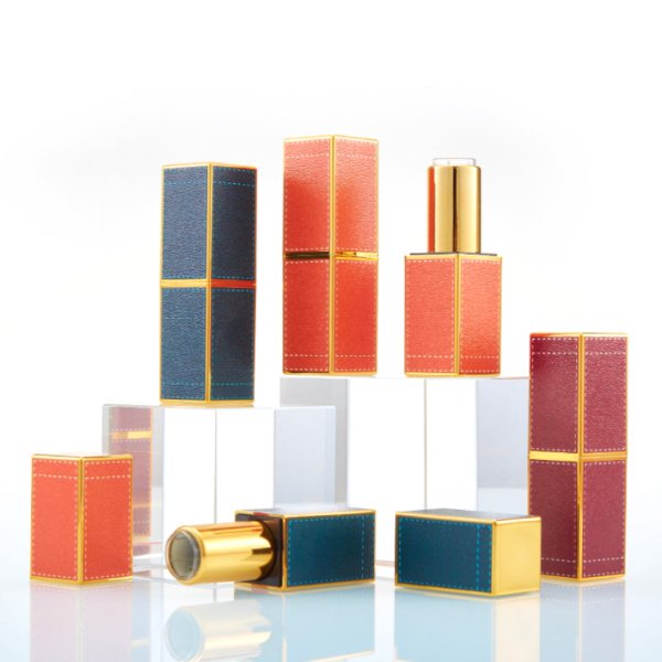 リップケース　スクエアレザー