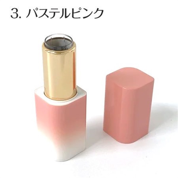 リップケース　スクエアグラデーション(パステルピンク)