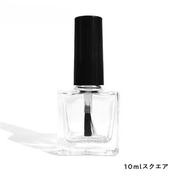 ネイルケアボトル(クリアA （10mL） スクエア)