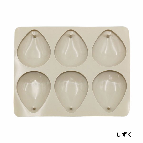 シリコンモールド【4種類】(しずく )