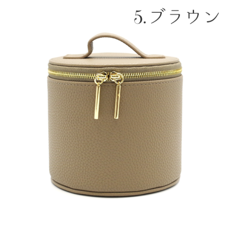 アロマケース　パルフェ(parfait) [小分けビン20本 & 5ml・15mlオイルボトル9本用］(ブラウン)