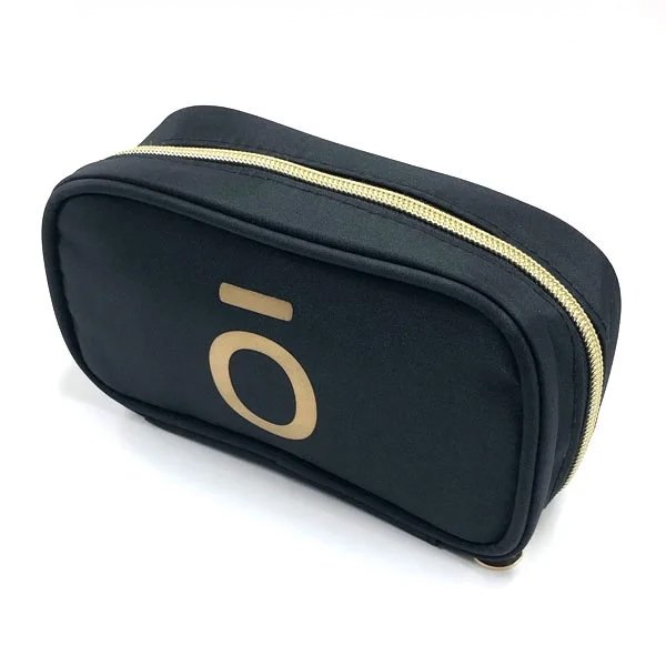 ロゴ入り小分けビンポーチ リッチ 【1~2ml・15mlビン用】(【15mlビン用】ブラック×ゴールド)