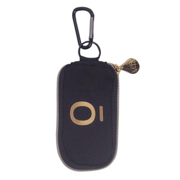 ロゴ入り小分けビンポーチ リッチ 【1~2ml・15mlビン用】(【1~2mlビン用】ブラック×ゴールド )