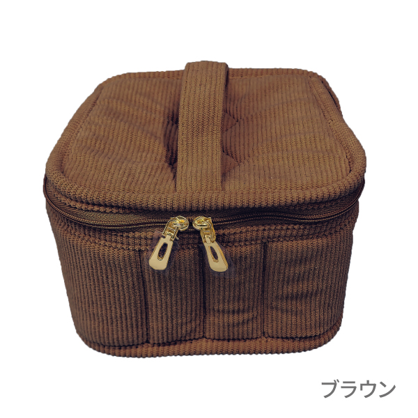 アロマクッションケース パヴェ（15mlオイルボトル16本用）(ブラウン)