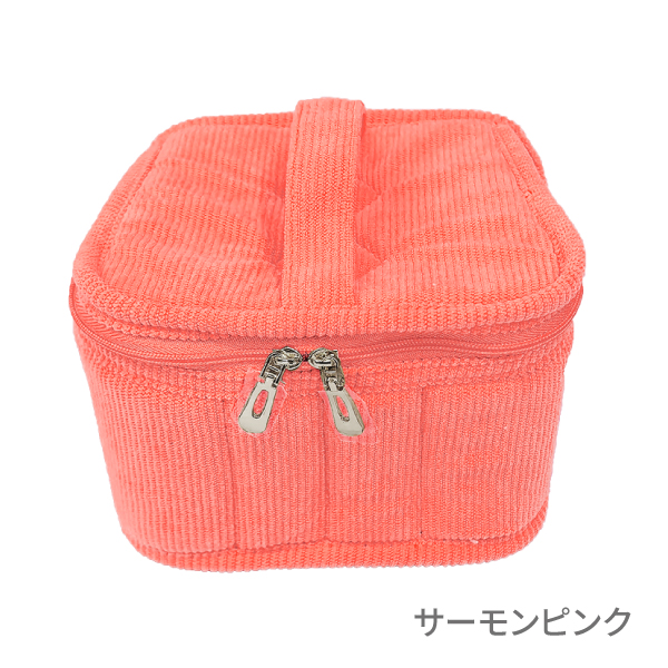 アロマクッションケース パヴェ（15mlオイルボトル16本用）(サーモンピンク)