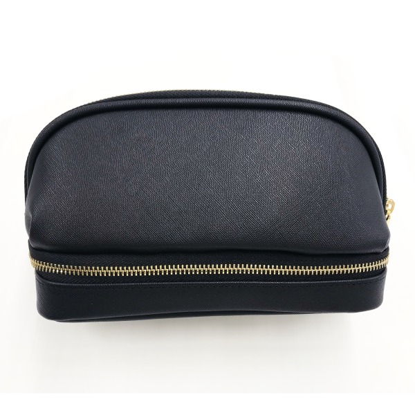 【EC限定】アロマクラッチバッグ 　ブラックレザー[小分けビン44本 & 5ml・15mlオイルボトル12本用］