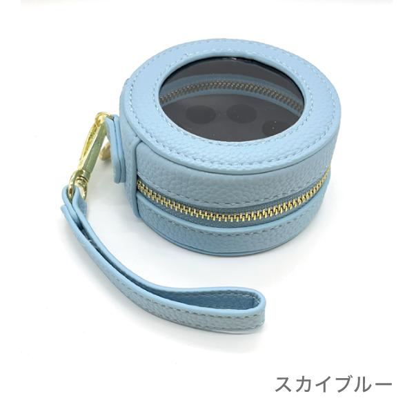 アロマケース ドーナツミニⅤ　10本用（1-3ml小分けビン用）(スカイブルー)