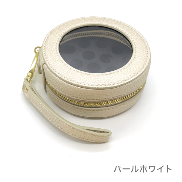 アロマケース ドーナツ　19本用（1-3ml小分けビン用）(パールホワイト)