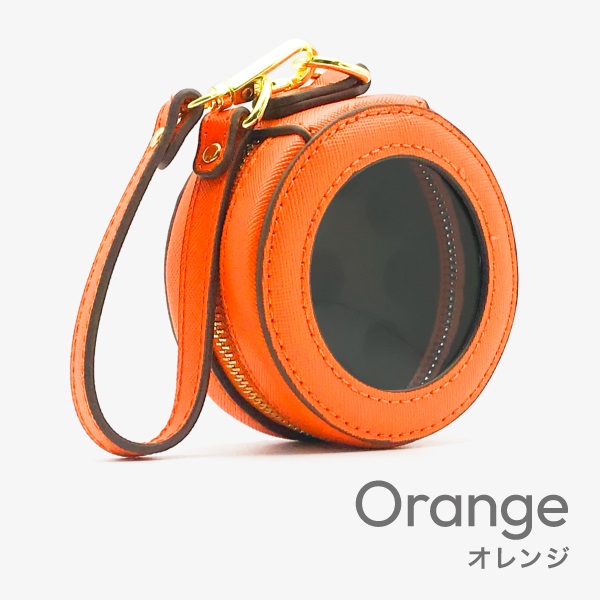 アロマケース ドーナツミニVI　10本用（1-3ml小分けビン用）(オレンジ)