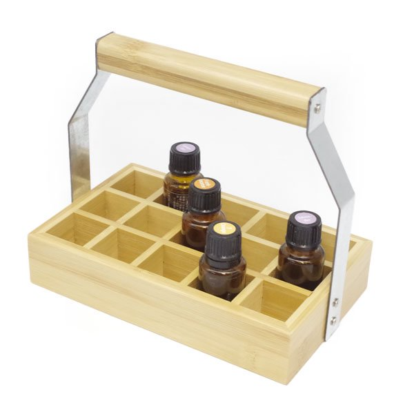 バンブーハンドルスタンド [15mlオイルボトル×15本用 ]