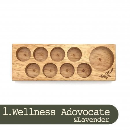 タッチケアスタンド［AT8+1本用］コンパクト(Wellness Advocate & ラベンダー)