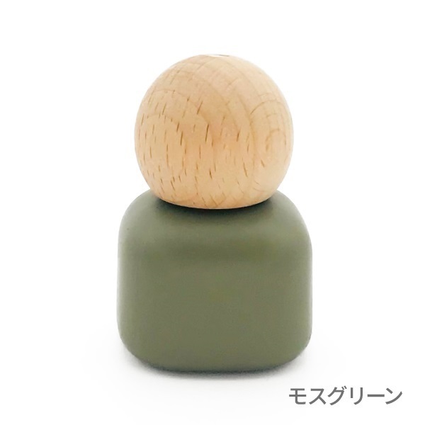 ディフューザーボトル ラプシ［ウッドキャップ］(モスグリーン)
