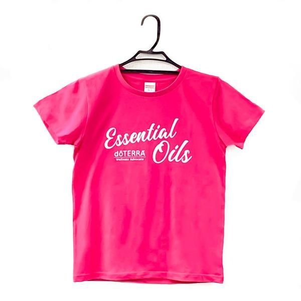 Tシャツ - エッセンシャルオイル - ビビッドピンク［レディース］