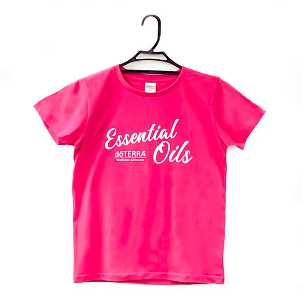Tシャツ - 【エッセンシャルオイル・ボタニカル】男女兼用(【M】ビビッドピンク［レディース］)