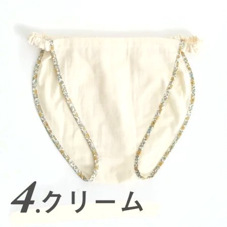 フンディー　ノーマルコットンWガーゼ[全4色](クリーム　×　M)