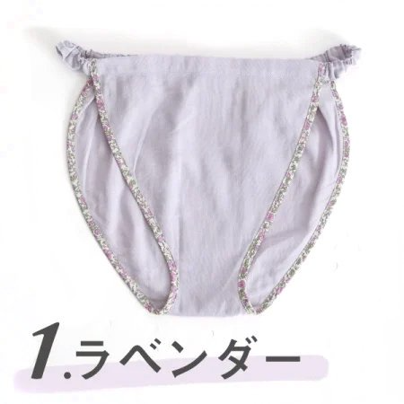 フンディー　ノーマルコットンWガーゼ[全4色](ラベンダー　×　M)