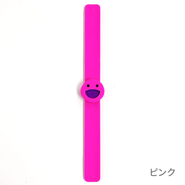 シリコンアロマブレスレット（全11色）(②ピンク)