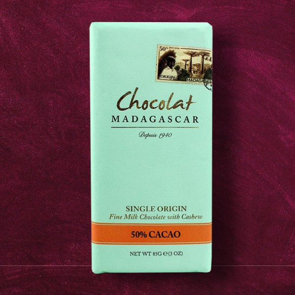 【数量限定】ショコラマダガスカル(ミルクチョコレート 50% カシューナッツ)